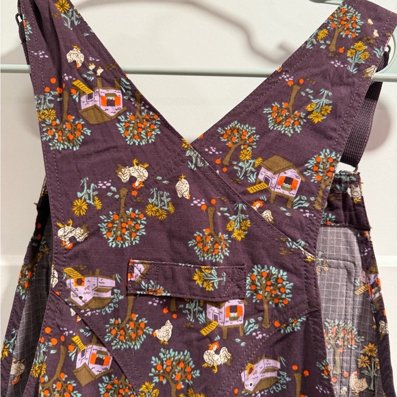 Duluth Trading Co Purple Floral Overalls - Picture 6 of 8